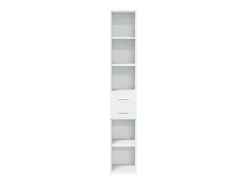 Aparador alto blanco 30x42,5x185 cm madera contrachapada