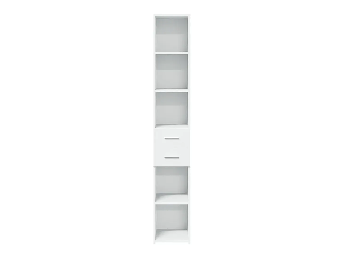 Aparador alto blanco 30x42,5x185 cm madera contrachapada