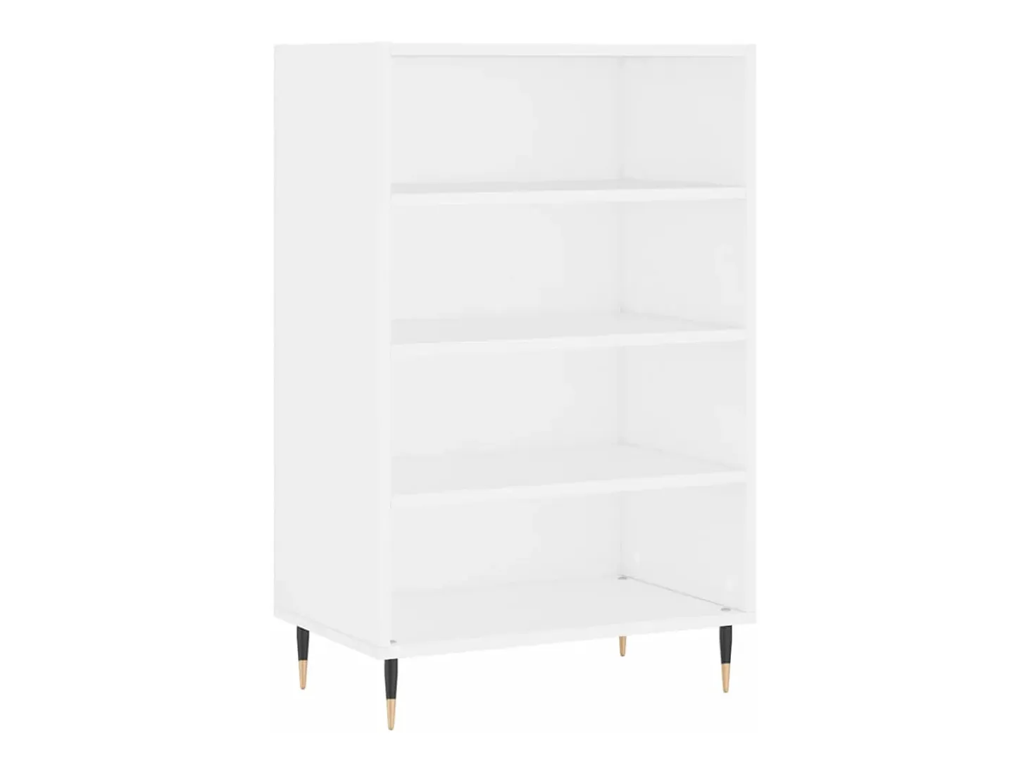 Aparador alto blanco 57x35x90 cm madera contrachapada