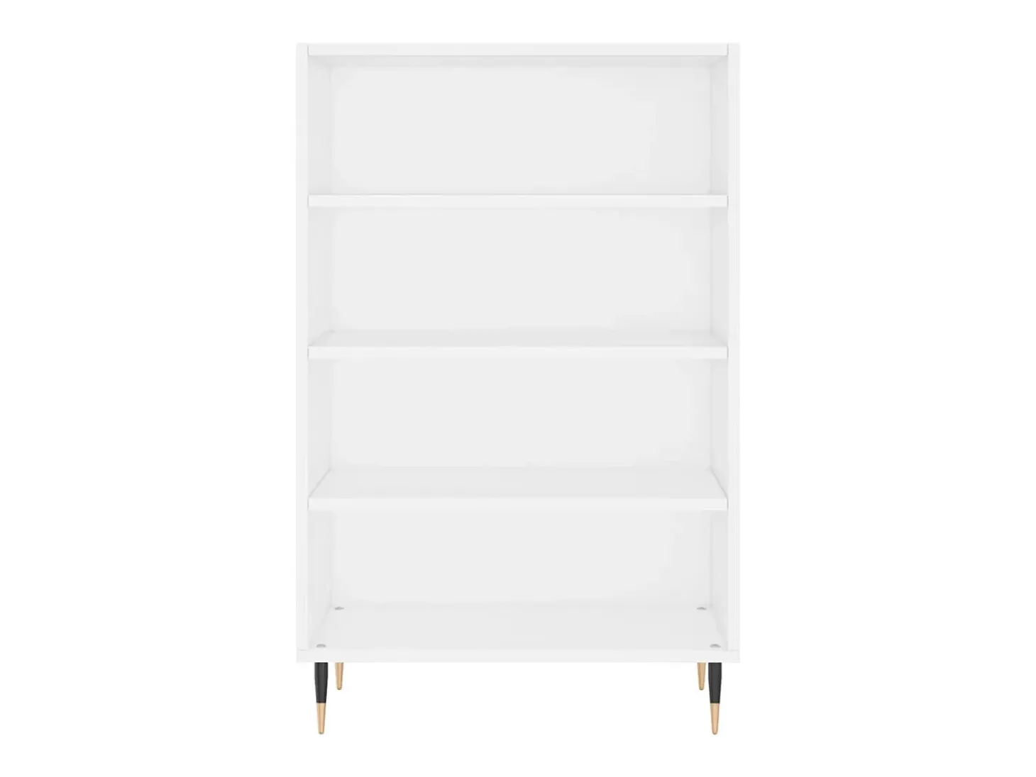 Aparador alto blanco 57x35x90 cm madera contrachapada