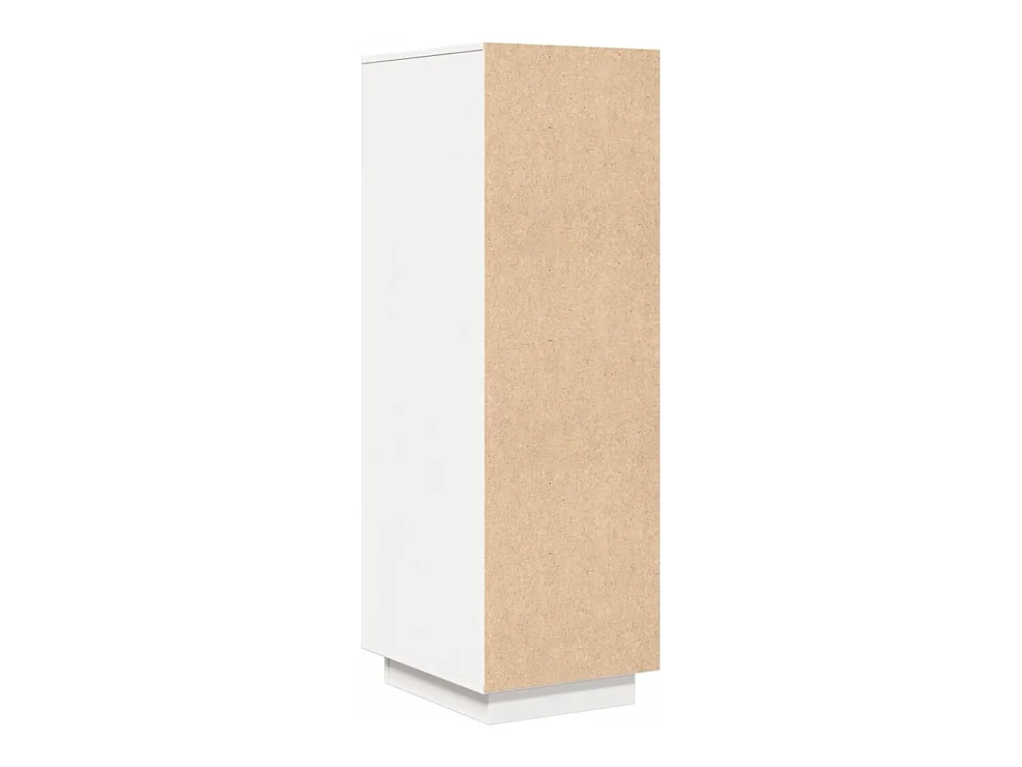 Aparador alto Blanco 34x40x108,5 cm Madera maciza de pino