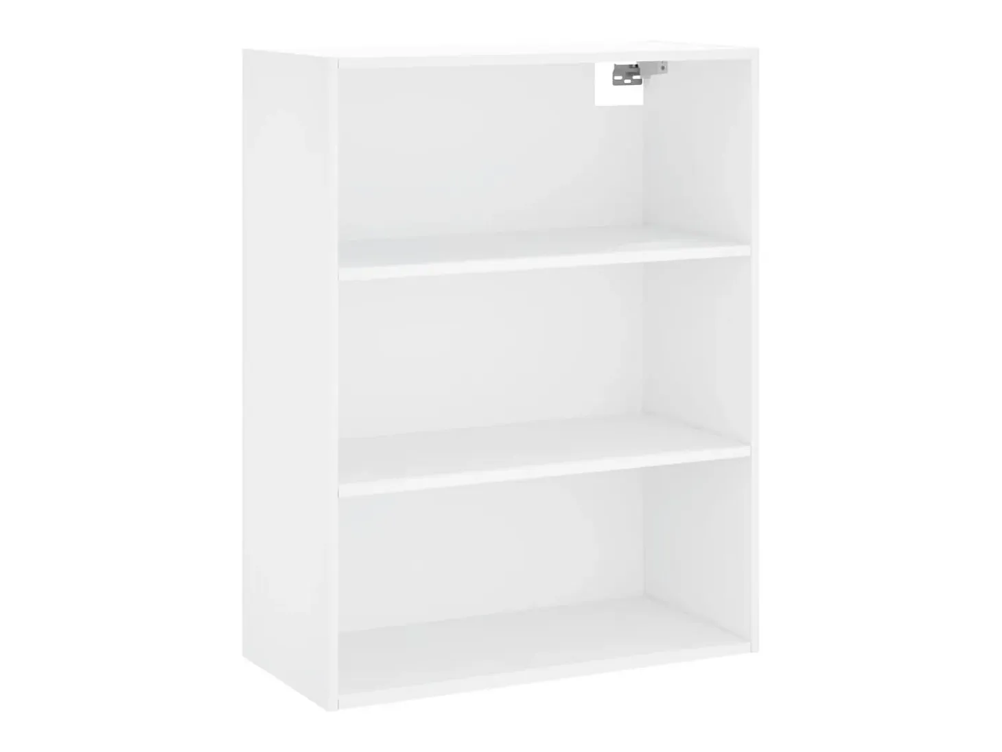 Aparador alto blanco 69,5x34x180 cm Madera contrachapada