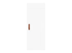 Aparador alto blanco 34,5x34x180 cm Madera contrachapada