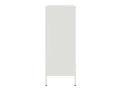 Aparador alto blanco 68x39x101,5 cm acero