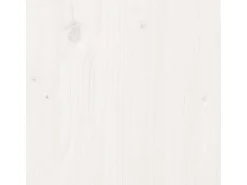 Aparador alto Blanco 67x40x108,5 cm Madera maciza de pino