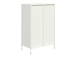 Aparador alto blanco 68x39x103,5 cm acero