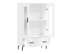 Aparador alto blanco 69,5x31x115 cm madera contrachapada