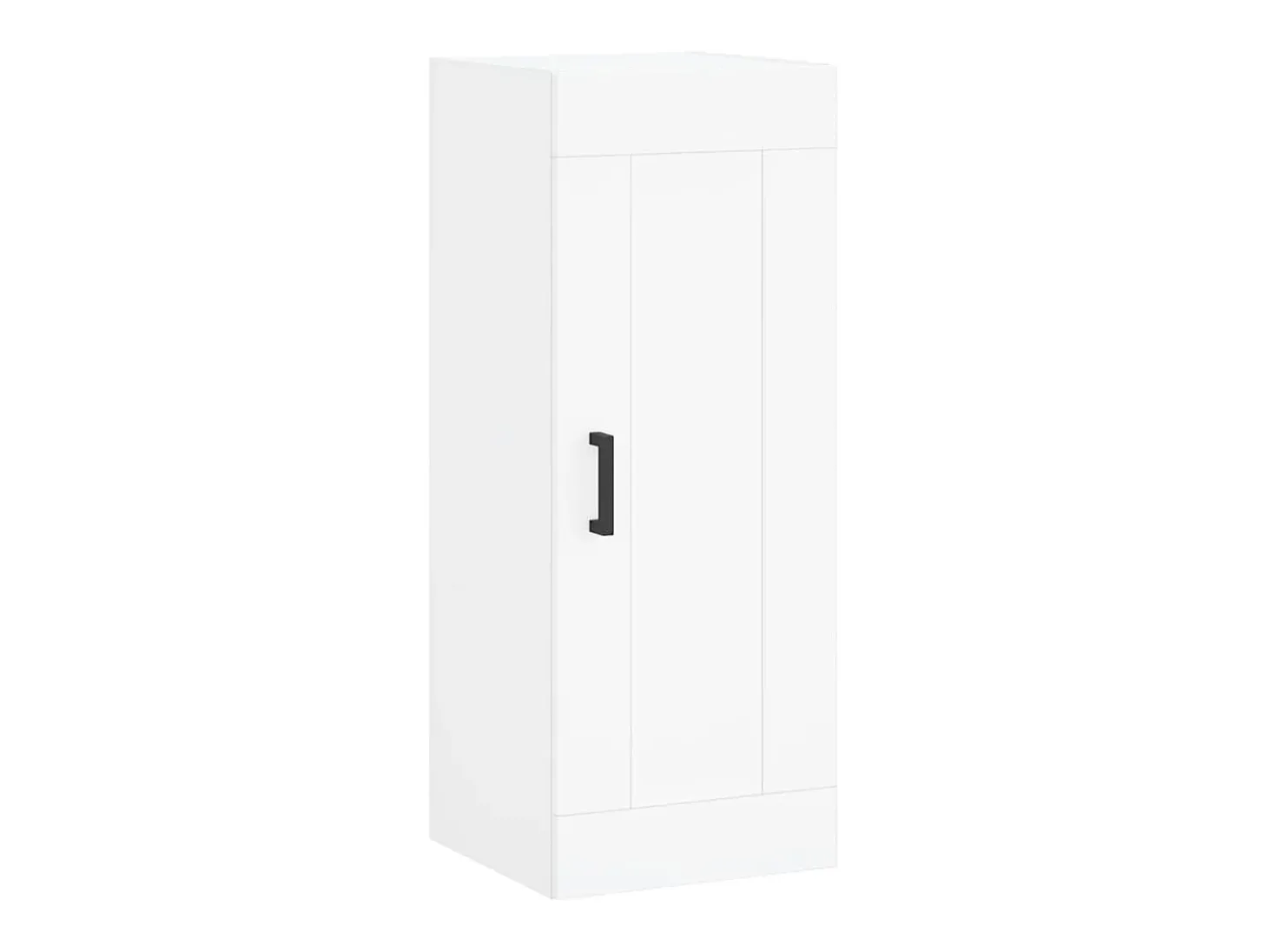 Aparador alto blanco 34,5x34x180 cm Madera contrachapada