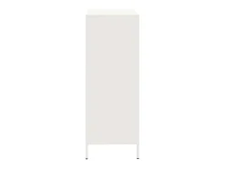 Aparador alto blanco 68x39x101,5 cm acero