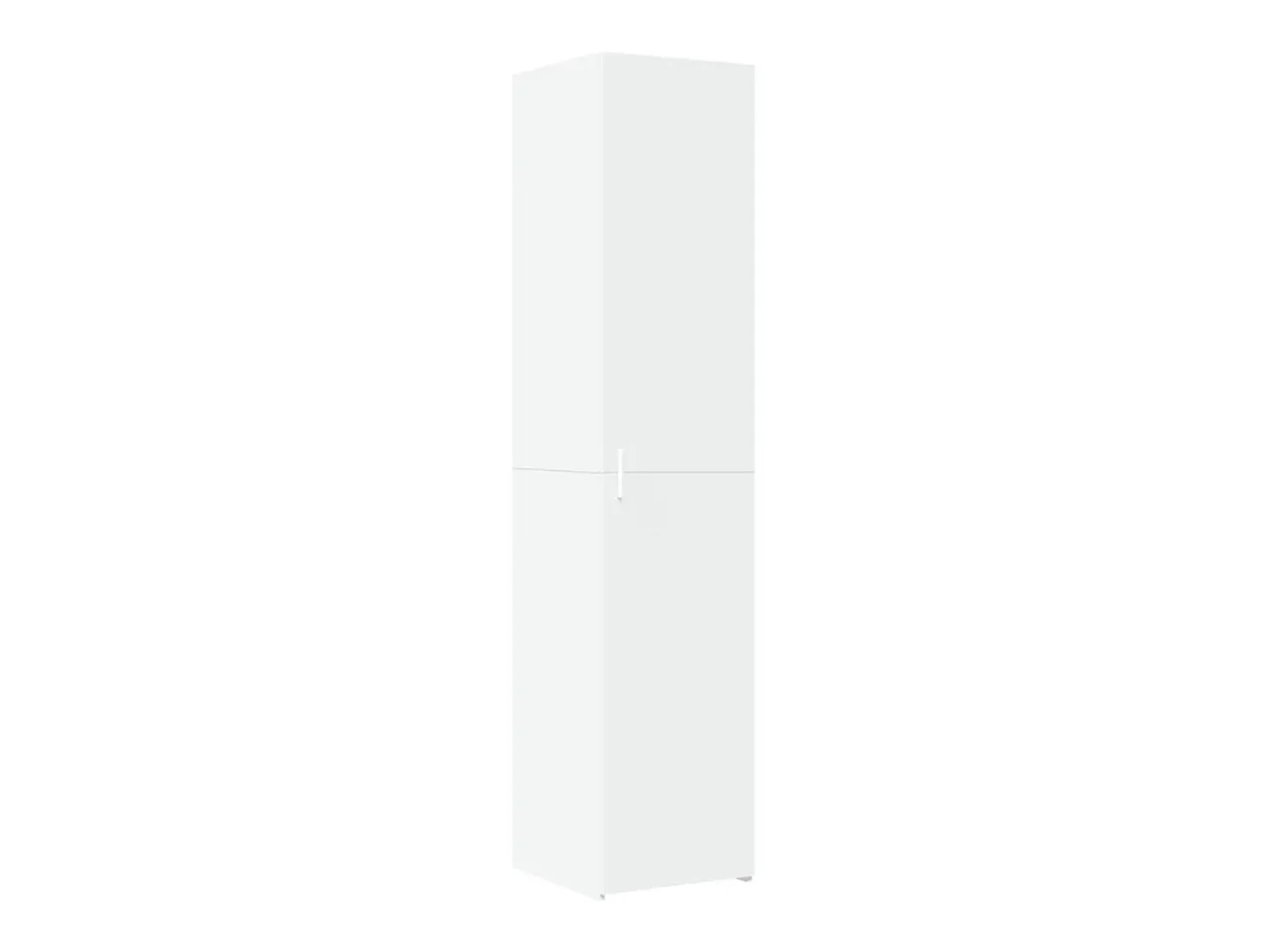 Aparador alto blanco 40x42,5x185 cm madera contrachapada