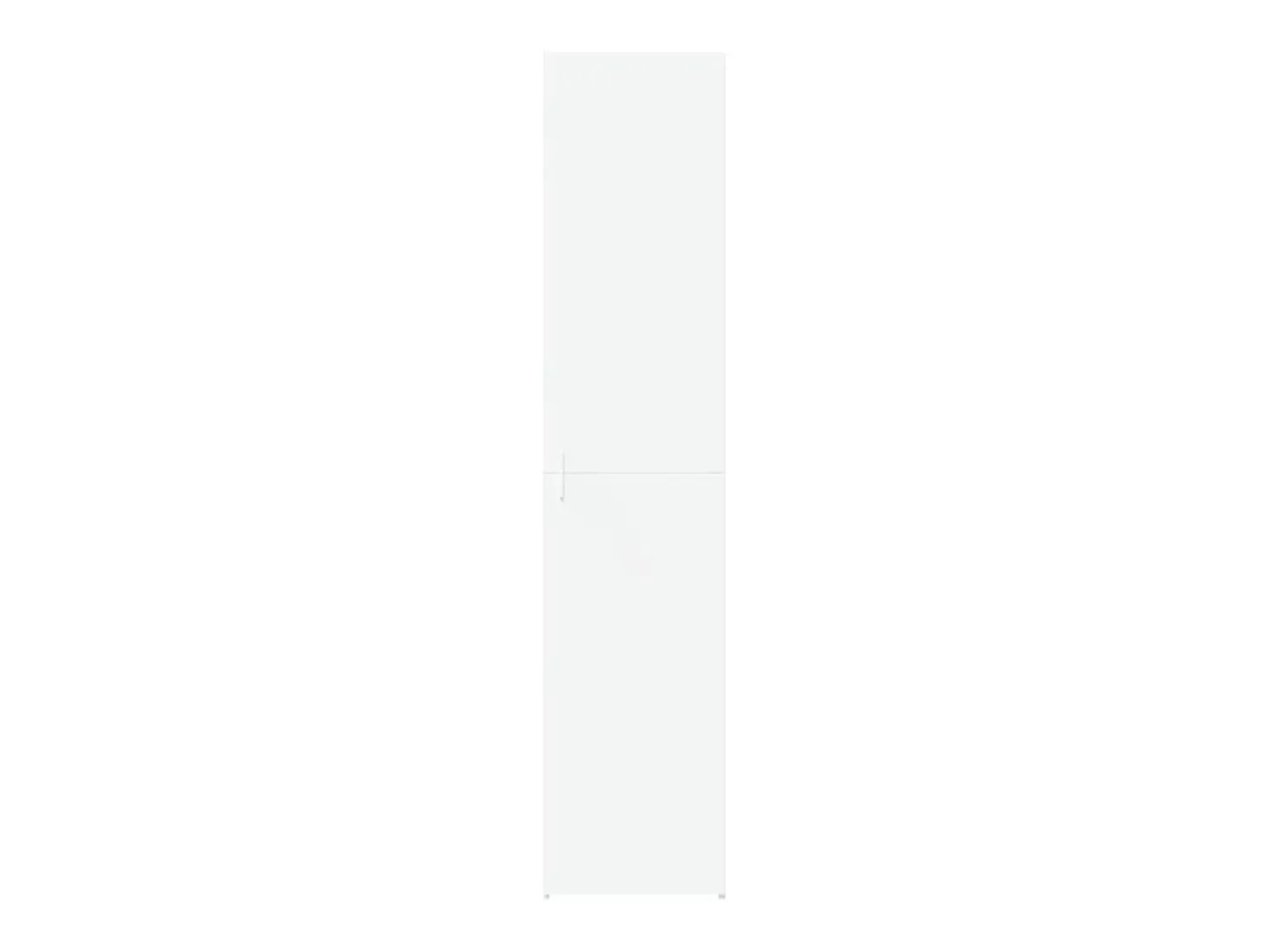 Aparador alto blanco 40x42,5x185 cm madera contrachapada