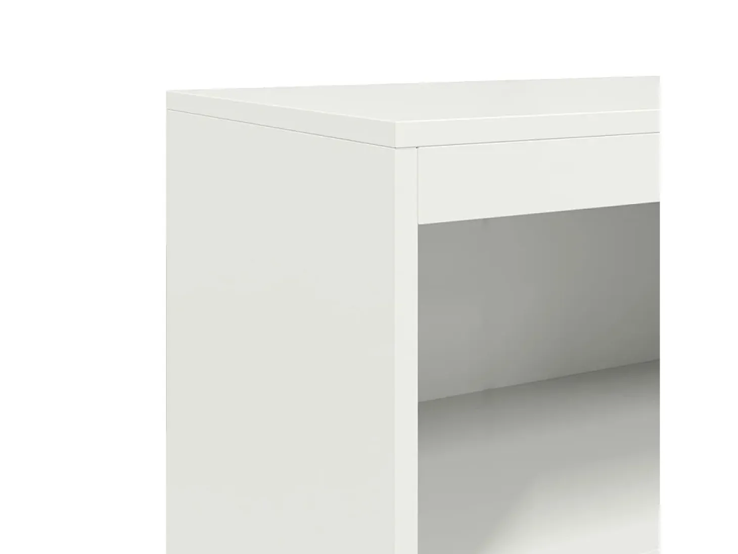 Aparador alto blanco 68,5x38,5x123,5 cm acero
