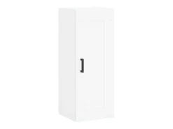 Aparador alto blanco 34,5x34x180 cm Madera contrachapada