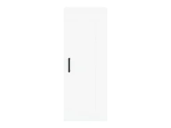 Aparador alto blanco 34,5x34x180 cm Madera contrachapada