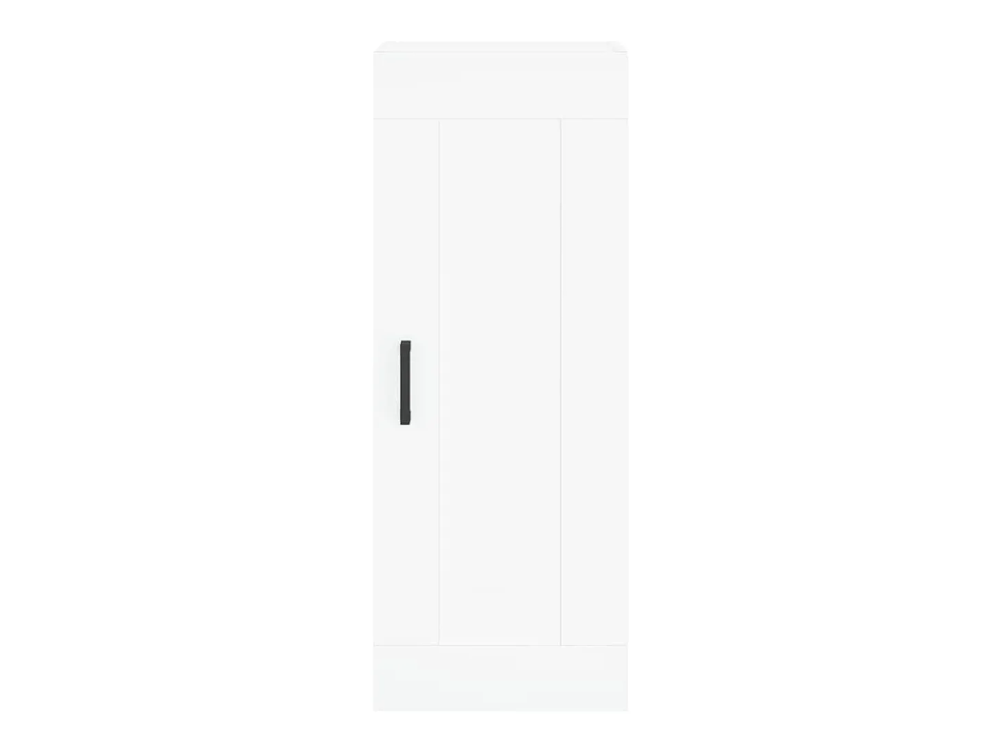 Aparador alto blanco 34,5x34x180 cm Madera contrachapada