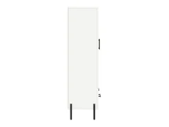 Aparador alto blanco 69,5x31x115 cm madera contrachapada
