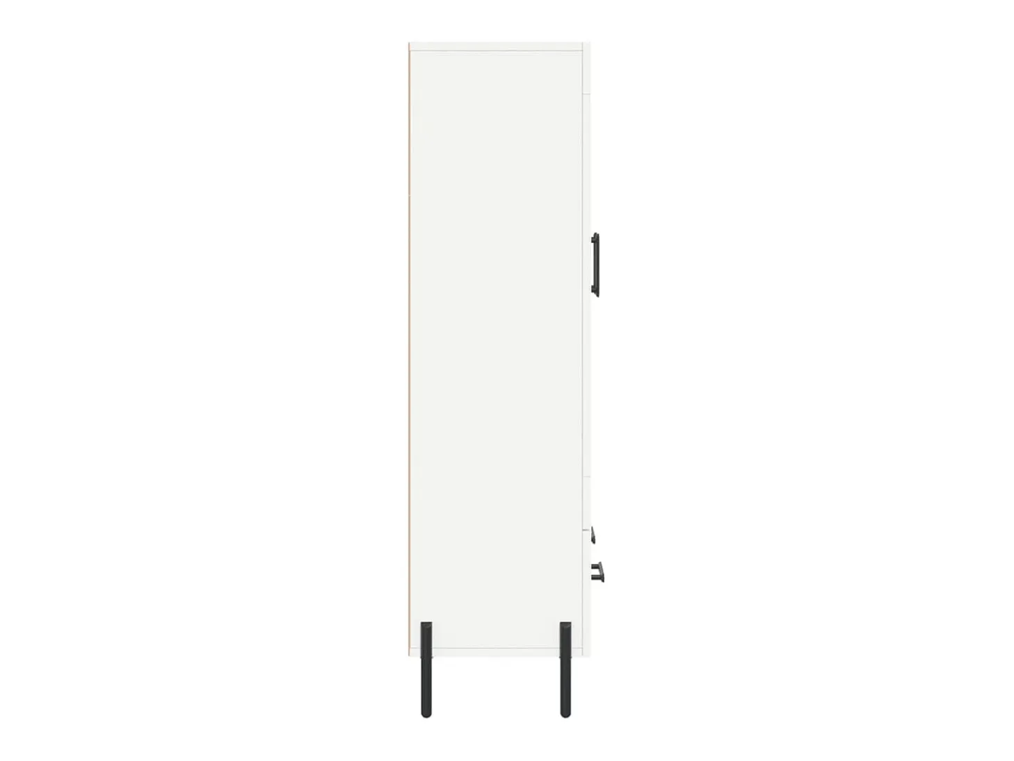 Aparador alto blanco 69,5x31x115 cm madera contrachapada