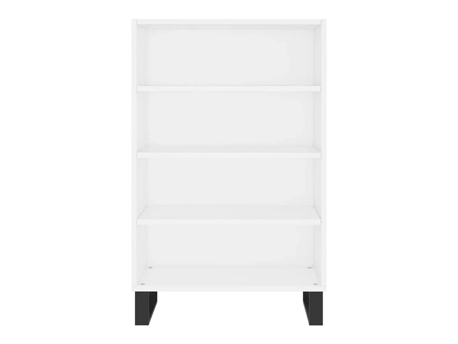 Aparador alto blanco 57x35x90 cm madera contrachapada