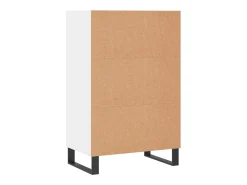 Aparador alto blanco 57x35x90 cm madera contrachapada