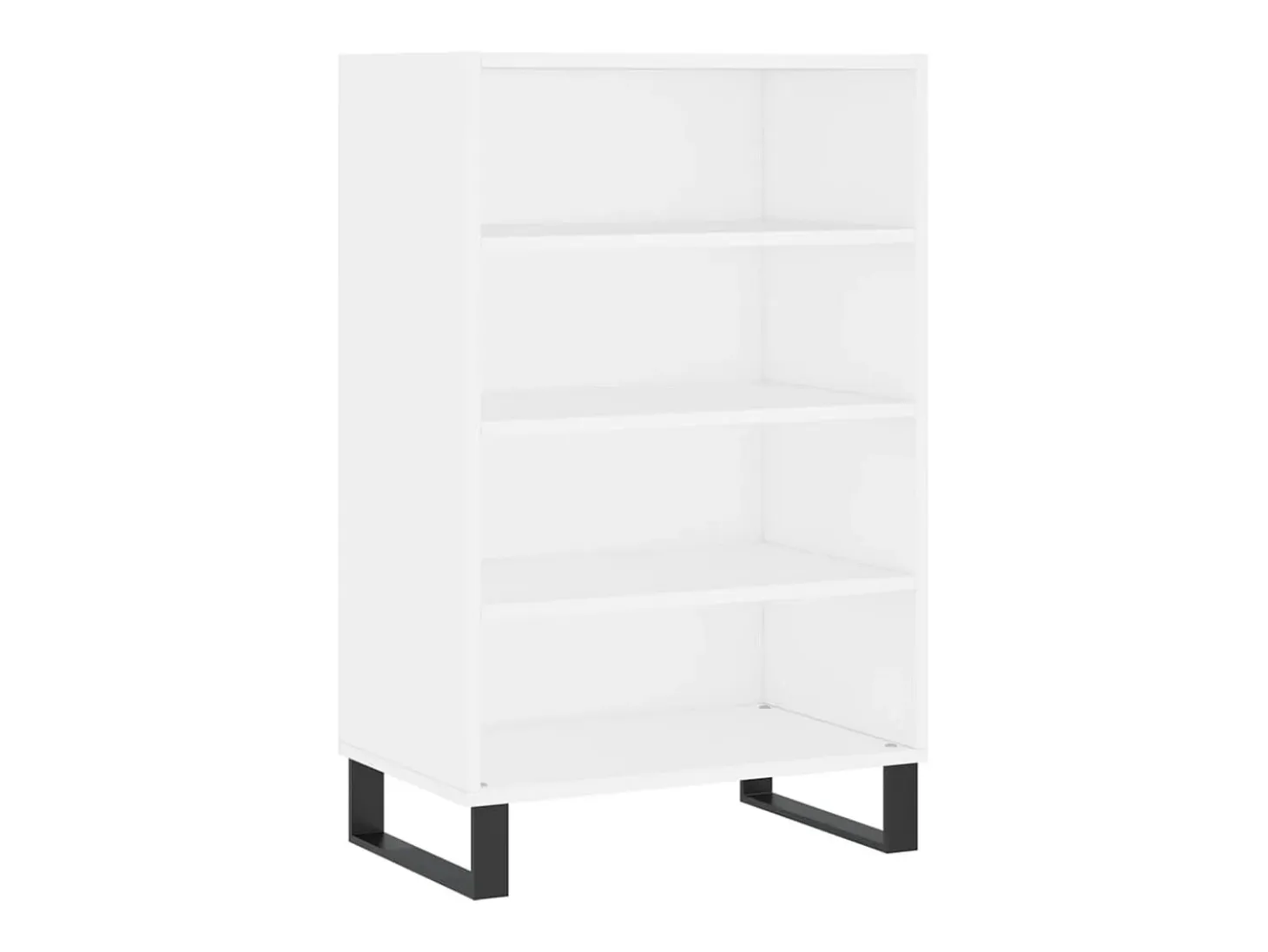 Aparador alto blanco 57x35x90 cm madera contrachapada