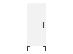 Aparador alto blanco 34,5x34x180 cm Madera contrachapada