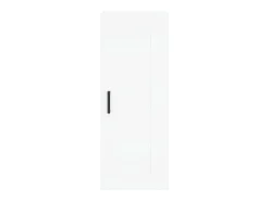 Aparador alto blanco 34,5x34x180 cm Madera contrachapada
