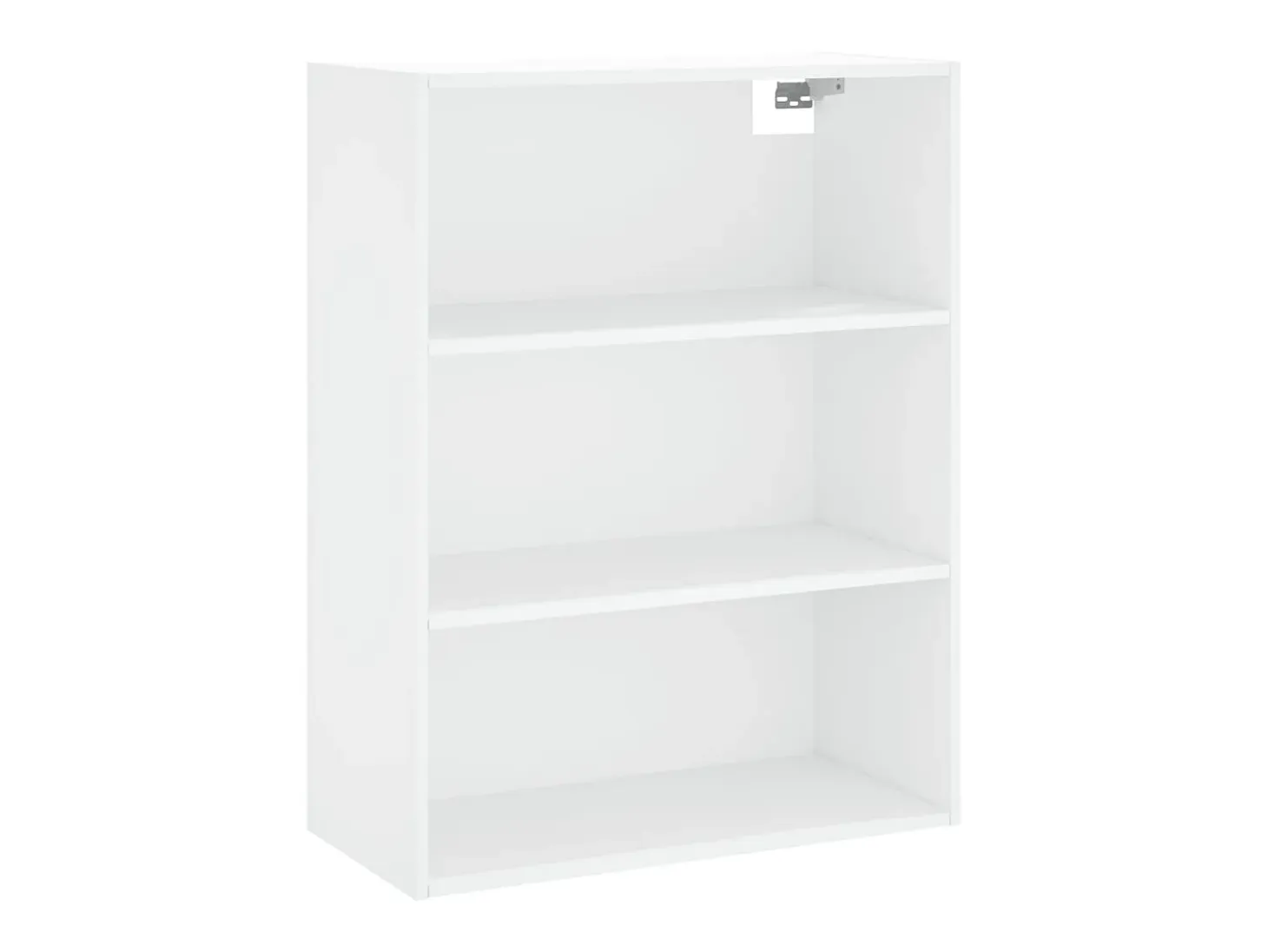 Aparador alto blanco 69,5x34x180 cm Madera contrachapada