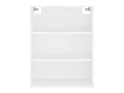 Aparador alto blanco 69,5x34x180 cm Madera contrachapada
