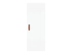 Aparador alto blanco 34,5x34x180 cm Madera contrachapada