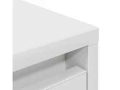Aparador alto blanco 29,5x34x119,5 cm madera de ingeniería