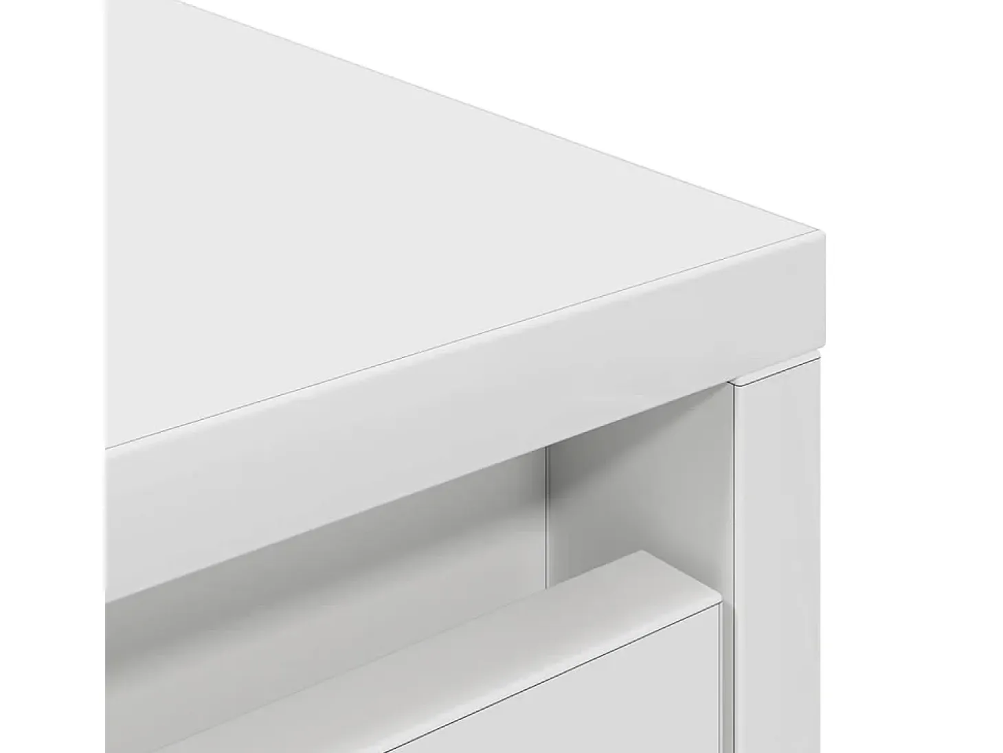 Aparador alto blanco 29,5x34x119,5 cm madera de ingeniería