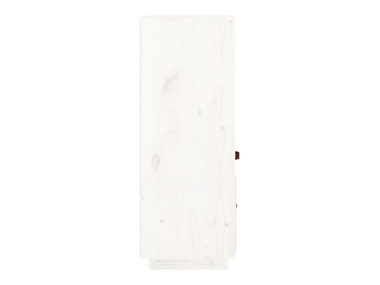 Aparador alto Blanco 34x40x108,5 cm Madera maciza de pino