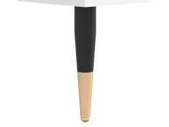 Aparador alto blanco 60x36x110 cm Madera contrachapada