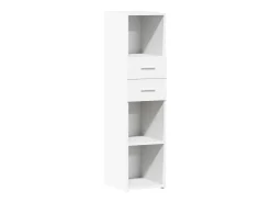 Aparador alto blanco 30x42,5x124 cm madera contrachapada