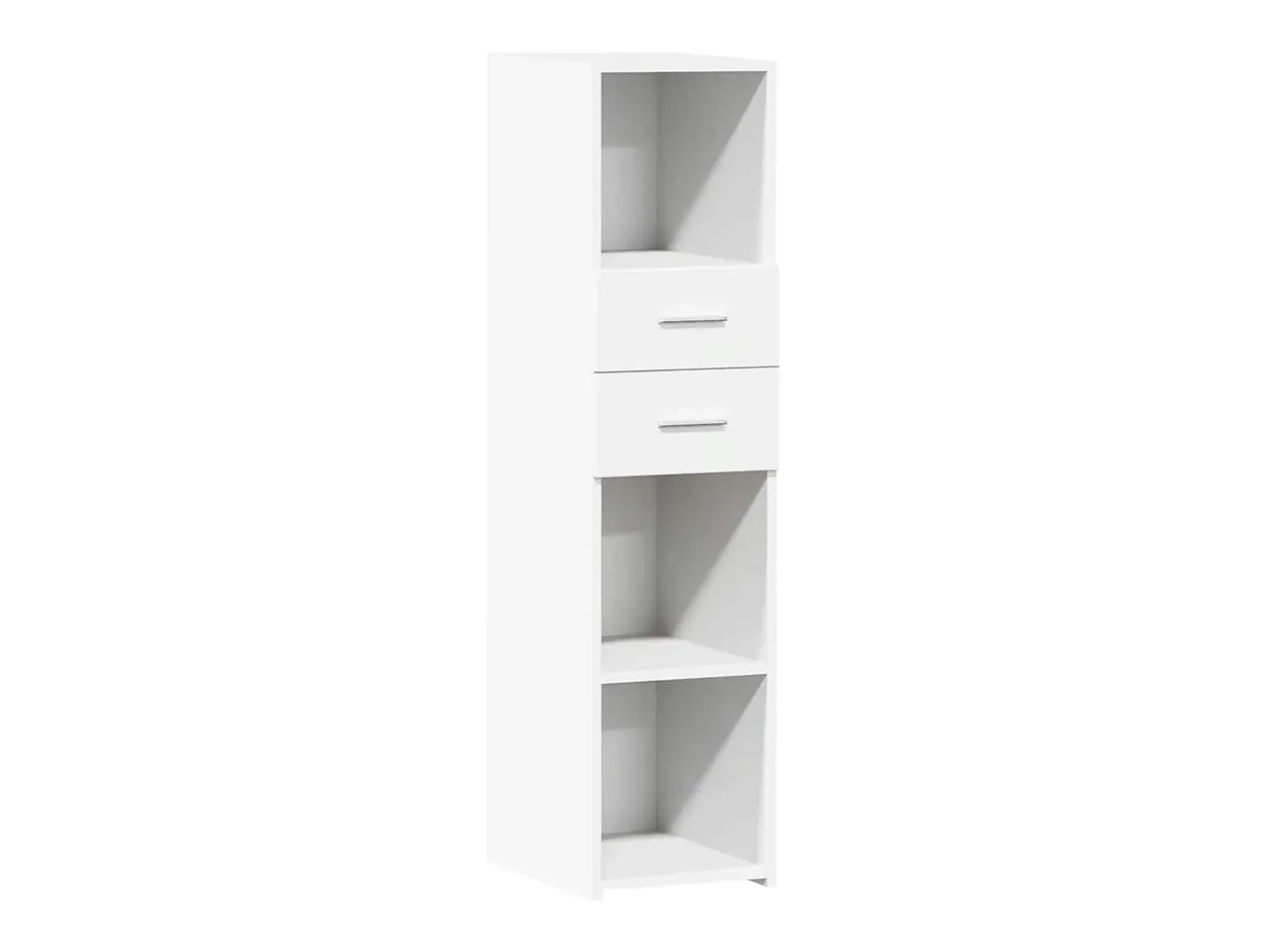 Aparador alto blanco 30x42,5x124 cm madera contrachapada
