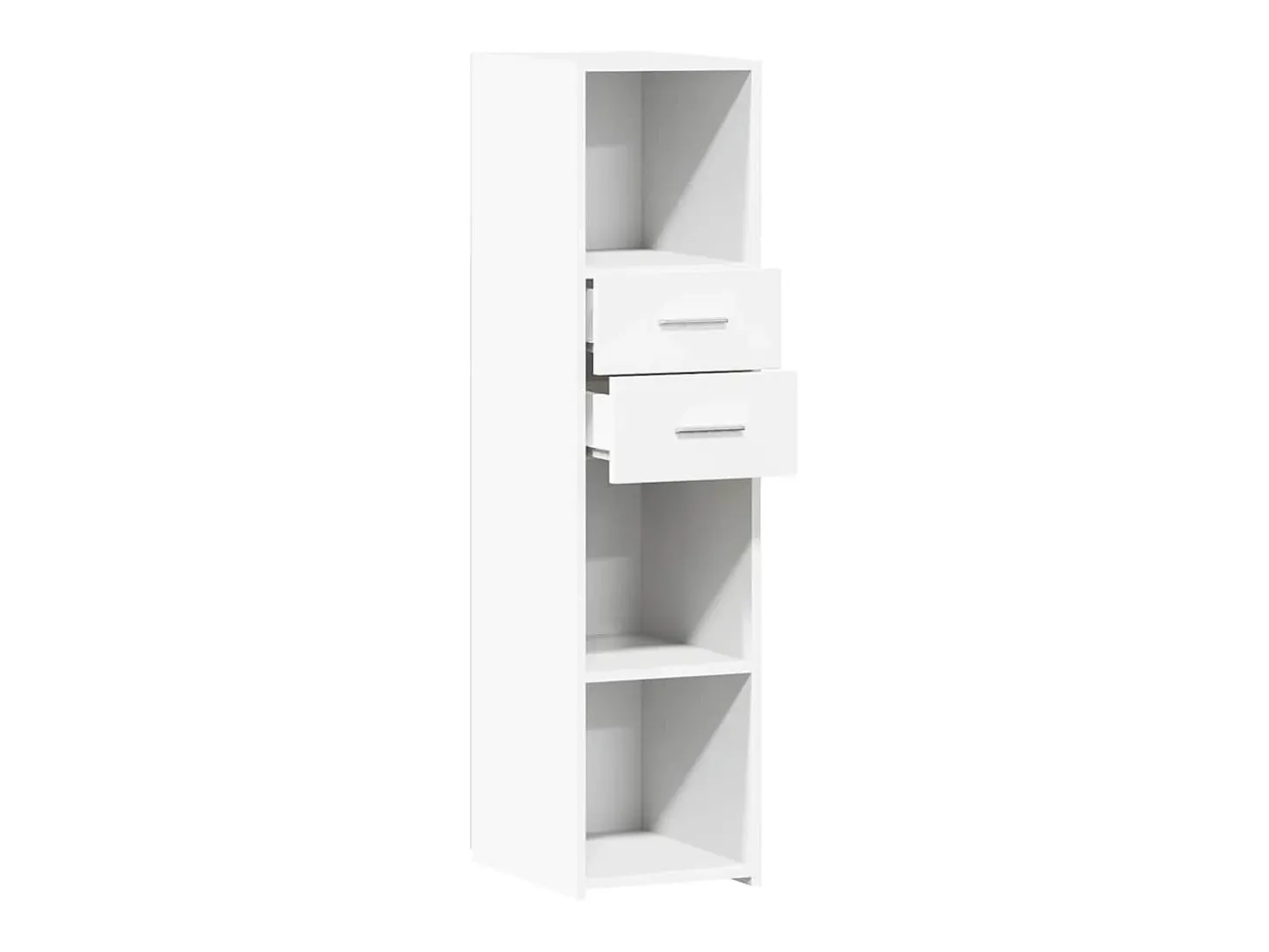 Aparador alto blanco 30x42,5x124 cm madera contrachapada