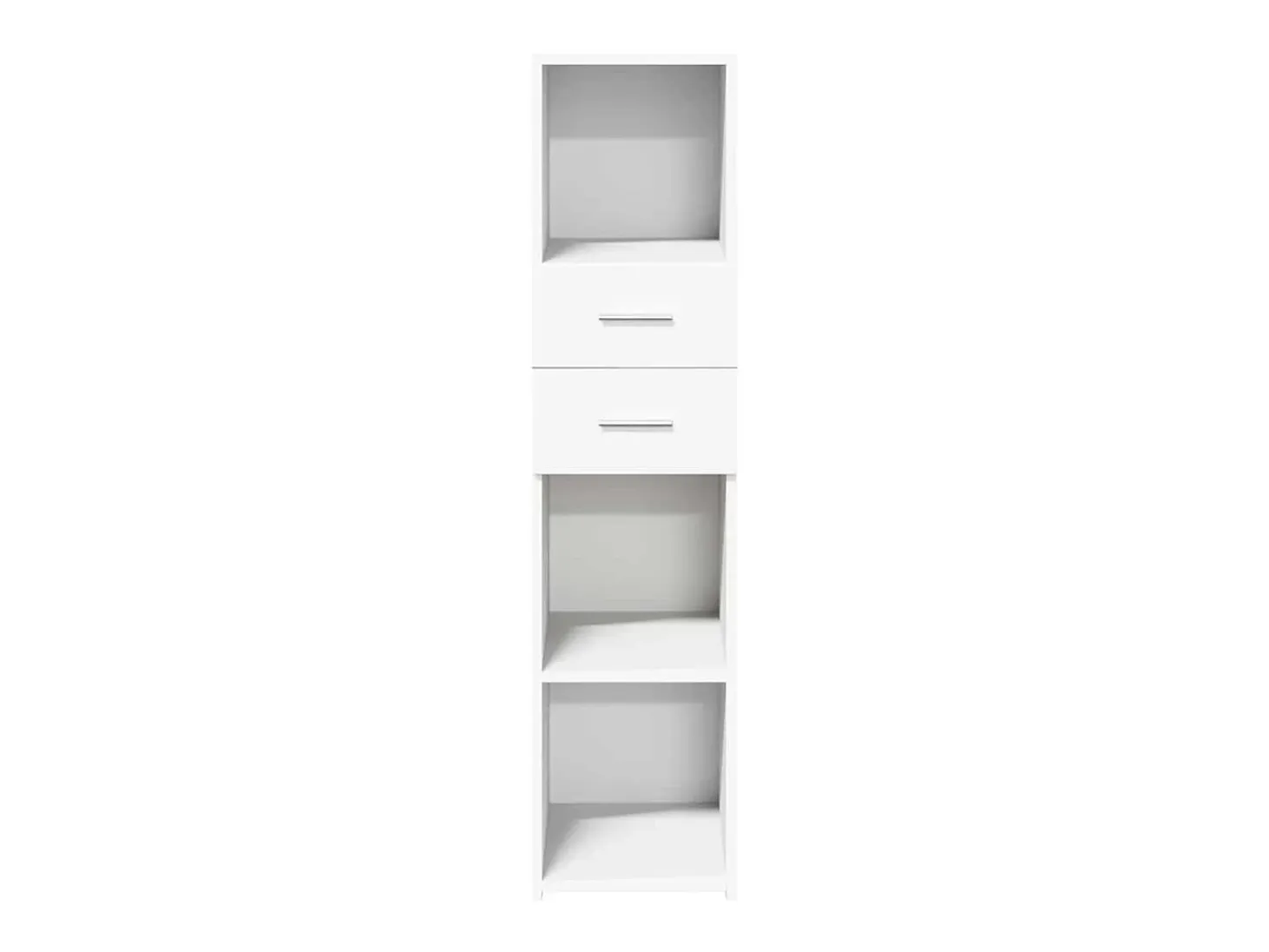 Aparador alto blanco 30x42,5x124 cm madera contrachapada