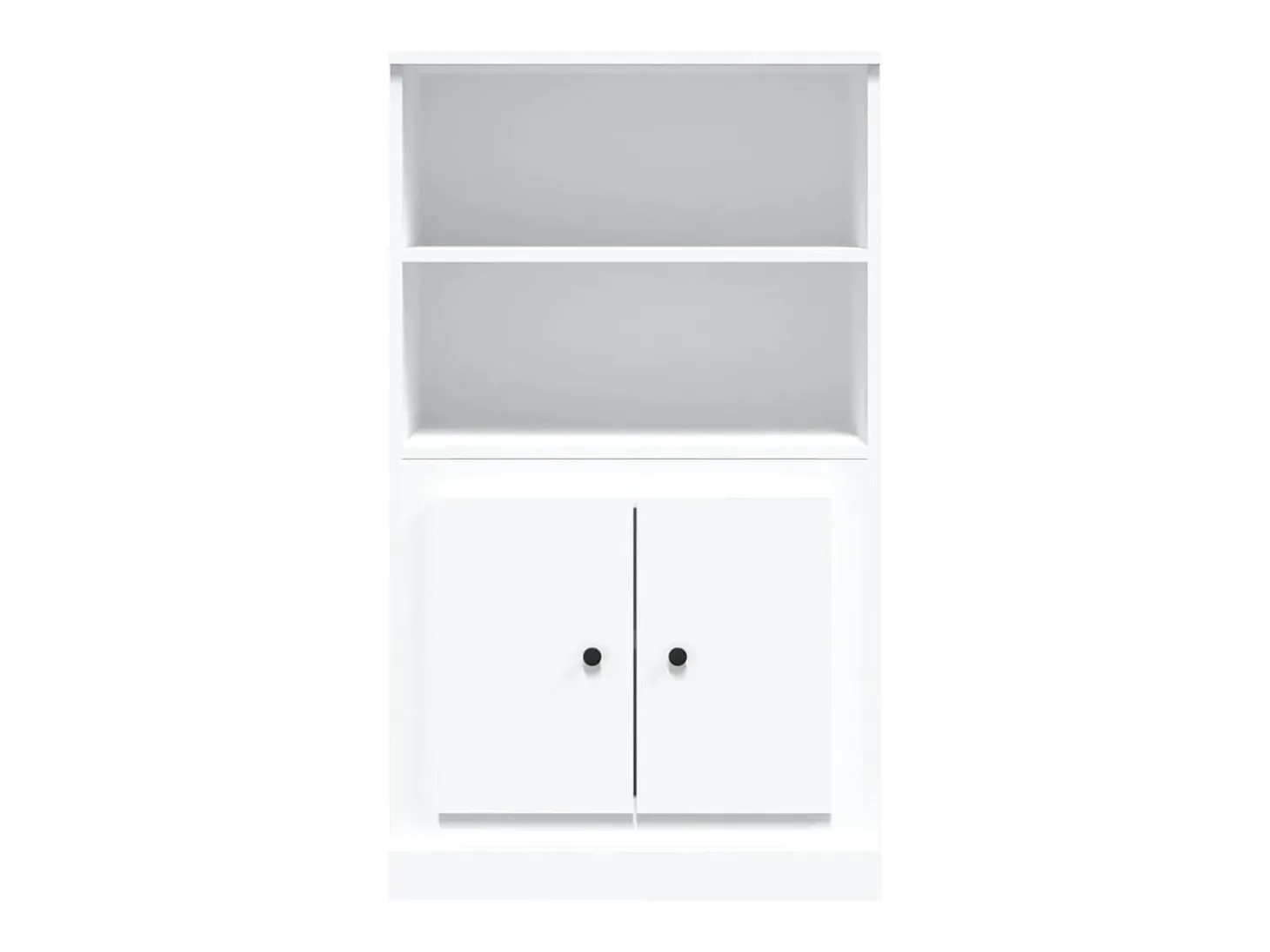 Aparador alto blanco 60x35,5x103,5 cm madera contrachapada