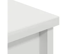 Aparador alto blanco 37,5x35x180 cm madera de ingeniería