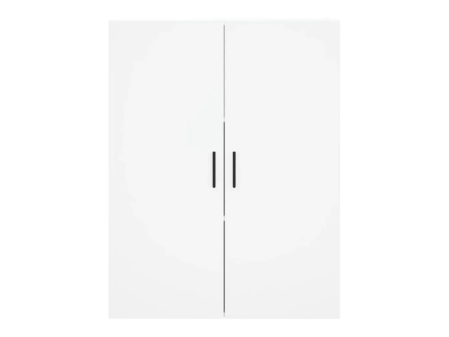 Aparador alto blanco 69,5x34x180 cm Madera contrachapada