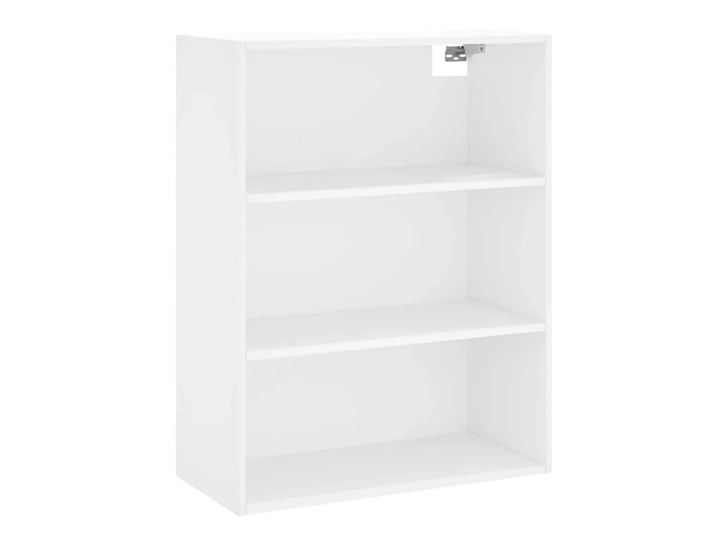 Aparador alto blanco 69,5x34x180 cm Madera contrachapada