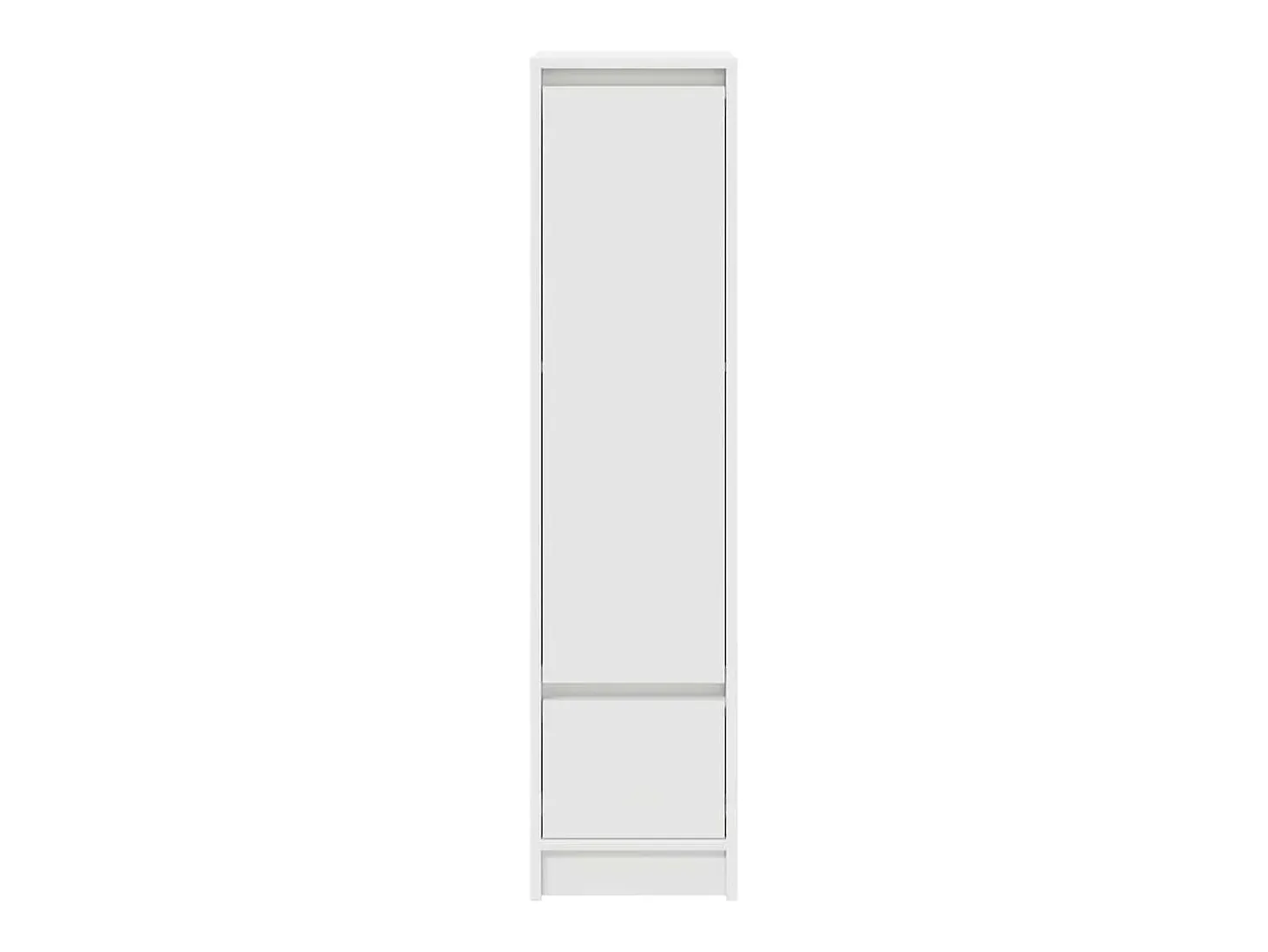 Aparador alto blanco 29,5x34x119,5 cm madera de ingeniería