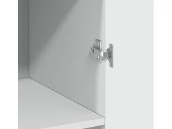 Aparador alto blanco 70x42,5x185 cm madera contrachapada