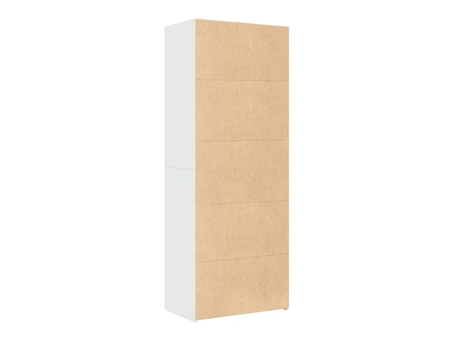 Aparador alto blanco 70x42,5x185 cm madera contrachapada