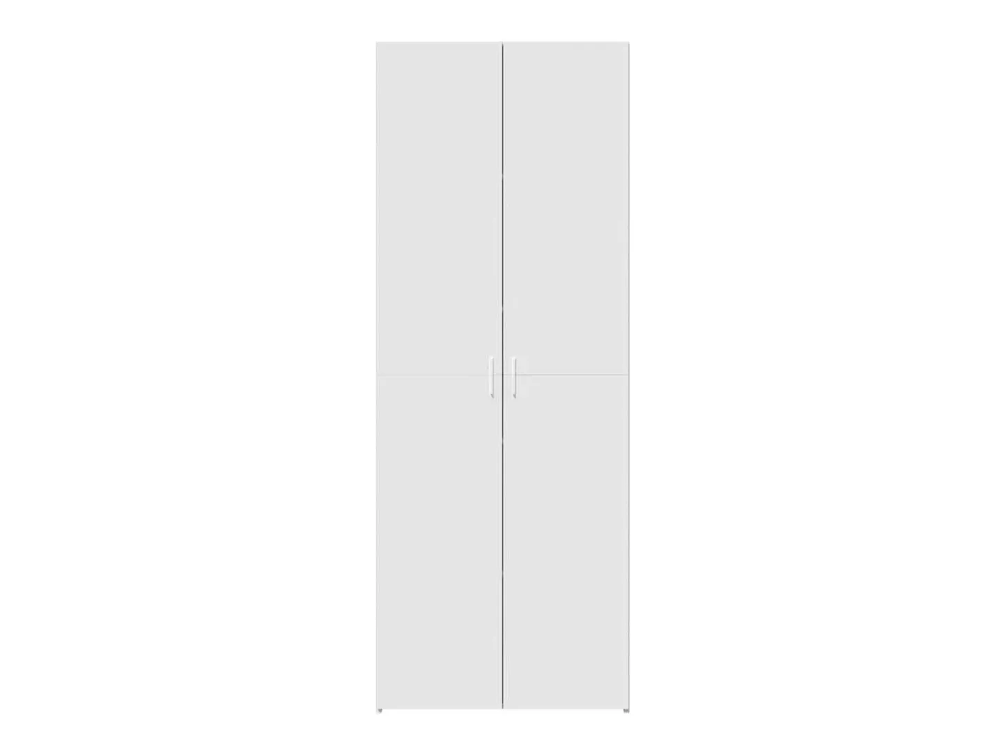 Aparador alto blanco 70x42,5x185 cm madera contrachapada