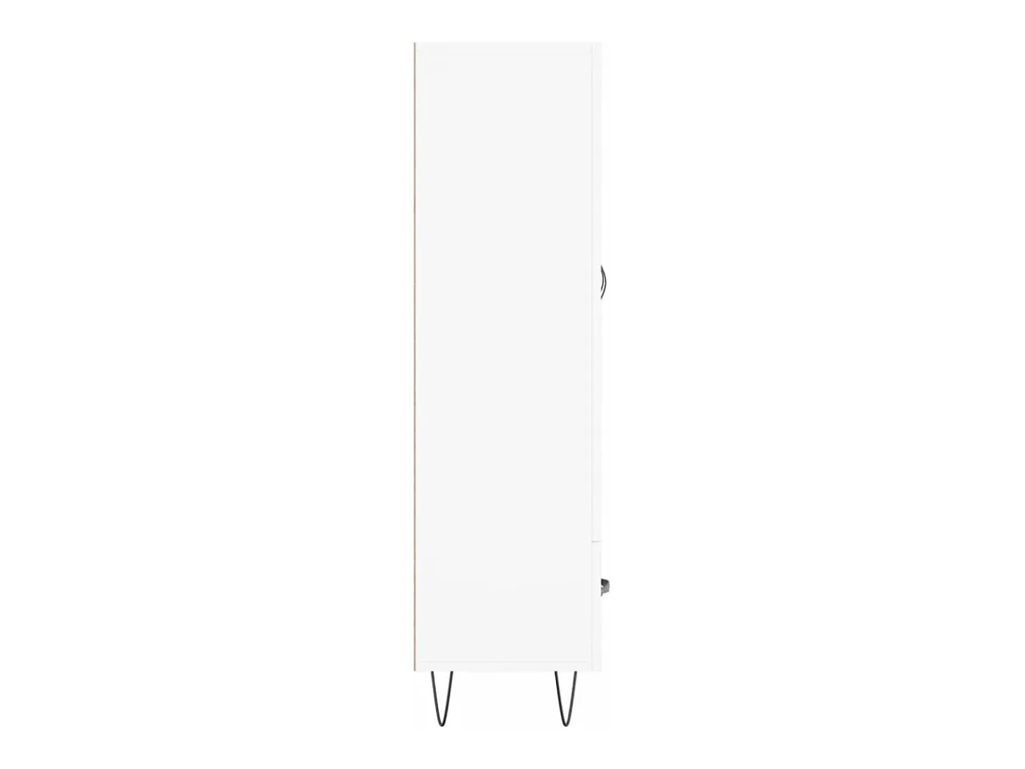 Aparador alto blanco 69,5x31x115 cm madera contrachapada