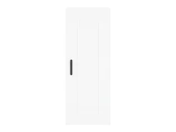 Aparador alto blanco 34,5x34x180 cm Madera contrachapada
