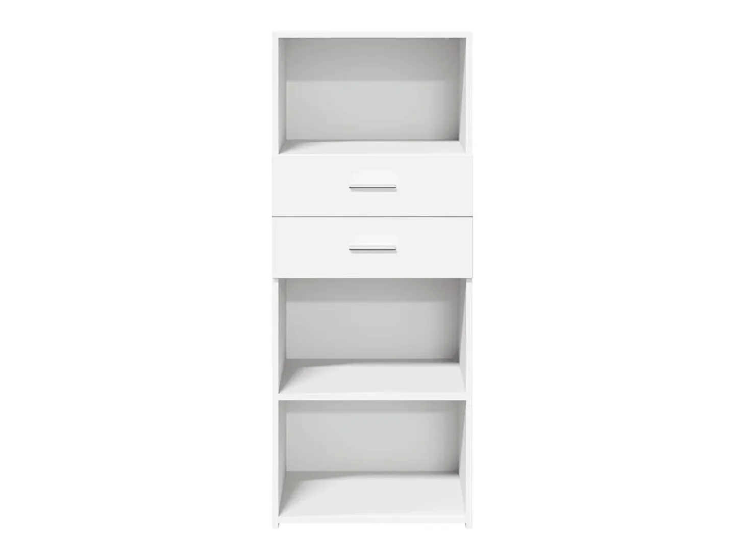 Aparador alto blanco 50x42,5x124 cm madera contrachapada