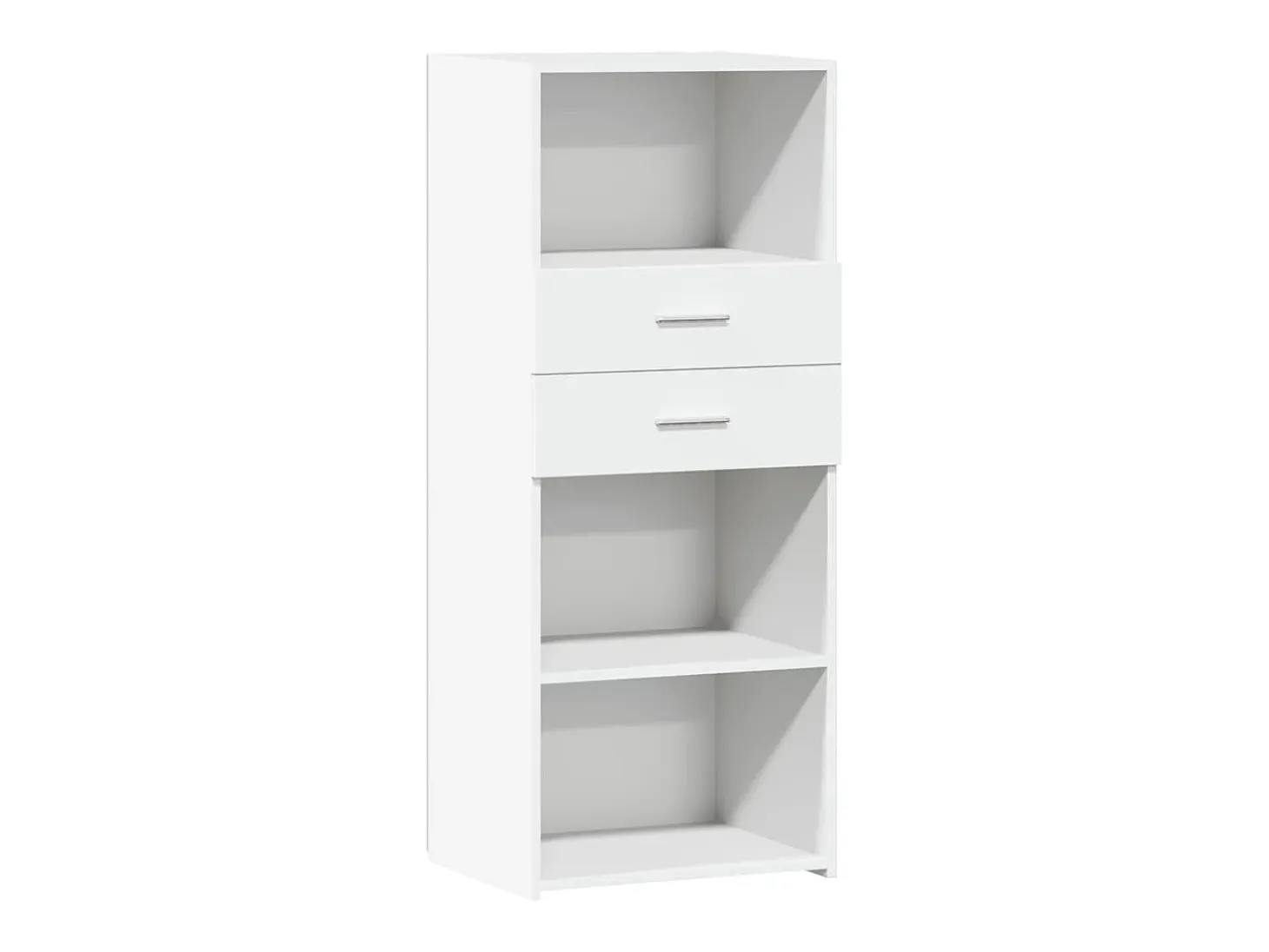 Aparador alto blanco 50x42,5x124 cm madera contrachapada
