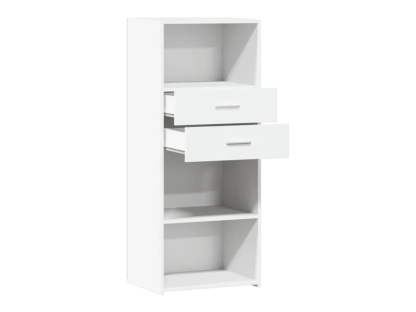 Aparador alto blanco 50x42,5x124 cm madera contrachapada